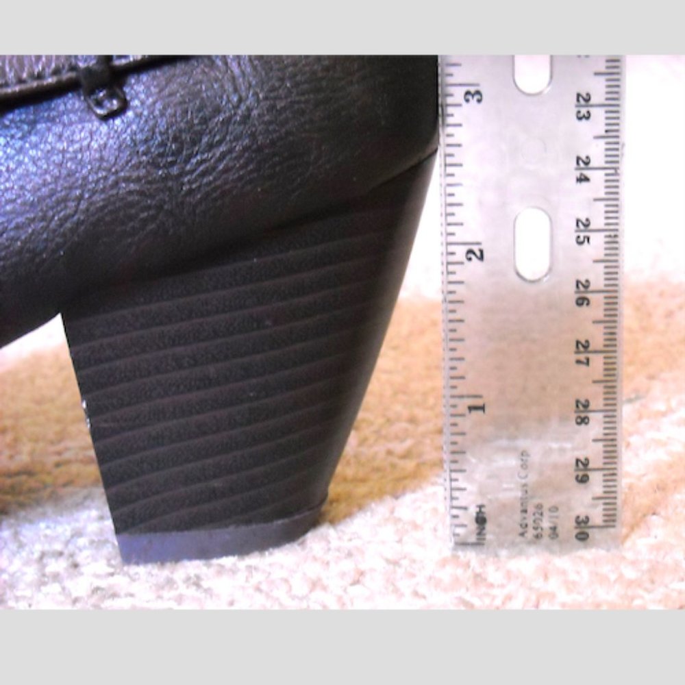 6.5m Womens Canyon River Blues Paige chuncky heel boot shoe brown bronze - Picture 2 of 11